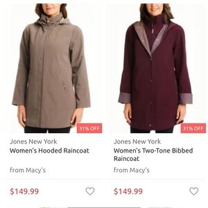 Jones New York Rain Jacket
